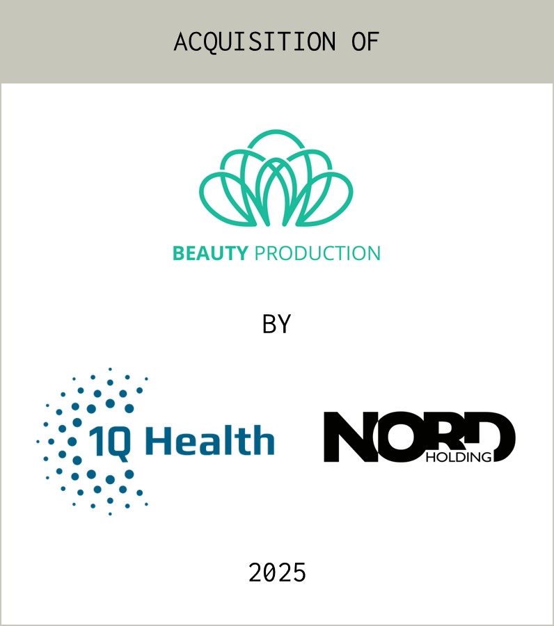 ACQUISITION OF BEAUTY PRODUCTION BY 1Q HEALTH GROUP